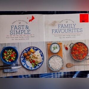 Pair Of New COOK'S COLLECTION Cookbooks